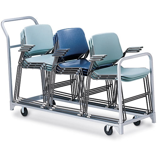 300 lbs Load Capacity 67 Length x 22 Width Raymond Folded and Stacked Chair Tote with Hard Rubber Casters 300 lbs Load Capacity 67 Length x 22 Width Raymond Folded and Stacked Chair Tote with Hard Rubber Casters